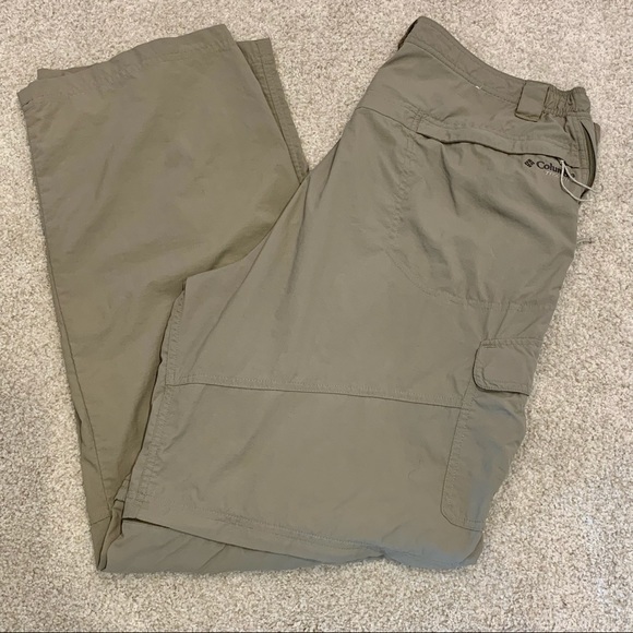 Columbia Titanium Khaki Convertible Cargo‎ Pants XL - Picture 1 of 16